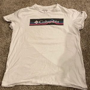 Small White Columbia T-shirt
